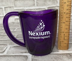 Nexium the Purple Pill AstraZeneca AZ Pharmaceutical Advertising Promotional Mug