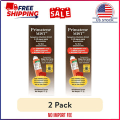 (2 pack) Primatene MIST Epinephrine Oral Inhalation Aerosol