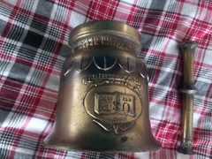 150th Anniversary Brass Mortar & Pestle-Coricidin (OC) Schering Established 1820