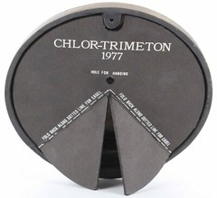Chlor Trimetron 1977 6″ Diameter Brass RX Plaque