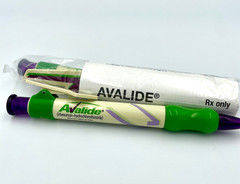 VTG AVALIDE Check Mark Drug Rep Ballpoint Pen in Package w/ Drug Info Insert