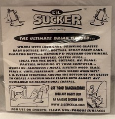 VTG EFFEXOR XR „L’IL SUCKER“ DRINK HOLDER PHARMA PROMO ADVERTISING NEW NOS