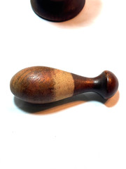 Vintage Wooden Apothecary Mortar & Pestle