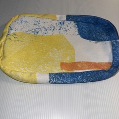 Otezla Medical Promo Zipper Bag/Pouch Yellow, Blue, and White Pharma Rep NEW