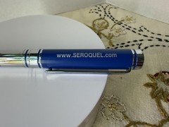 Seroquel Heavy Metal Twist PEN Drug Rep Pharmaceutical Promo Medical Advertising