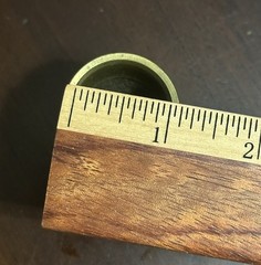 Antique Brass Mortar Pestle Small Apothecary Tools Solid Brass Vintage 1.3’ Inch
