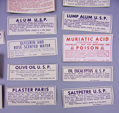 59 DIFFERENT VINTAGE PHARMACY MEDICINE APOTHECARY BOTTLE LABELS POISONS ETC.