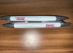 🔥💊 Vintage Xanax Pharmaceutical Promo Pen – Retro Drug Rep Collectibles 💊🔥