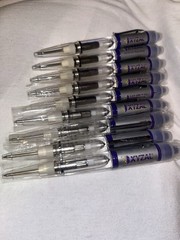 Xyzal Ink Drug Rep Heavy Weight Pens Lot Of 9
