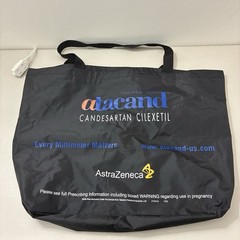 Astrazeneca Atacand Candesartan Cilexetil Drug Rep Merch Zippered Black Bag