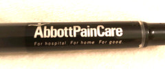 Lot of 2 Vtg Drug Rep Pharmaceutical Pens Promo Merch Lidoderm/Abbott Pain Care