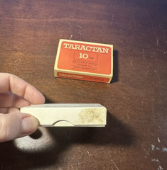 Antique Taractan Roche Laboratories Empty Box Agitation Anxiety Depression Pills