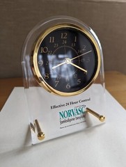 VTG NORVASC Desk Clock Pharma Drug Rep