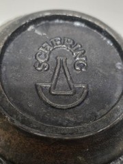 Vintage 1967 Cast Iron Pharmacy Class Mortar & Pestle Rx Graduation