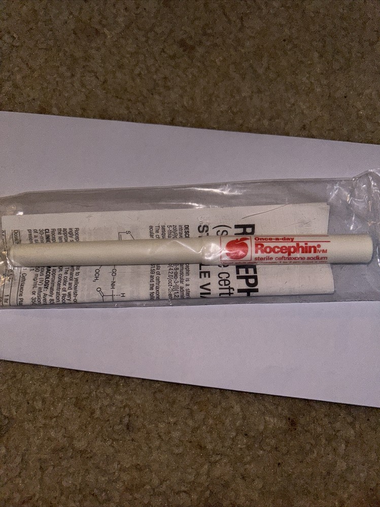 Vintage Rocephin Pharmaceutical Drug Rep Pen. Sealed. Roche