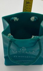 Vivelle Drug Sales Rep Doctor Advertising Turquoise Mini Bag Display Novartis