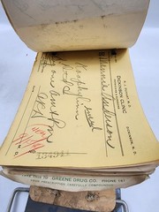 Prescription Atlas Rx Pad Paper Apothecary Druggist Pharmacy Medicine 1949