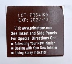 Primatene Mist Epinephrine Inhalation Aerosol 160 Sprays 11.7g (EXP – 10/27)