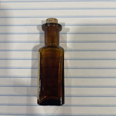 Vintage Abbott Nembutal pentobarbital empty bottle, rare pharmacy medication