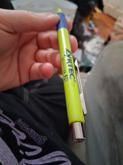 Zyrtec Green/Blue Pen-pharmaceutical drug rep collectibles
