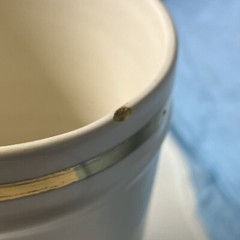 Radix Verat Vir Pharmacy Jar Multicolor Detail Ceramic Apothecary Canister Lid