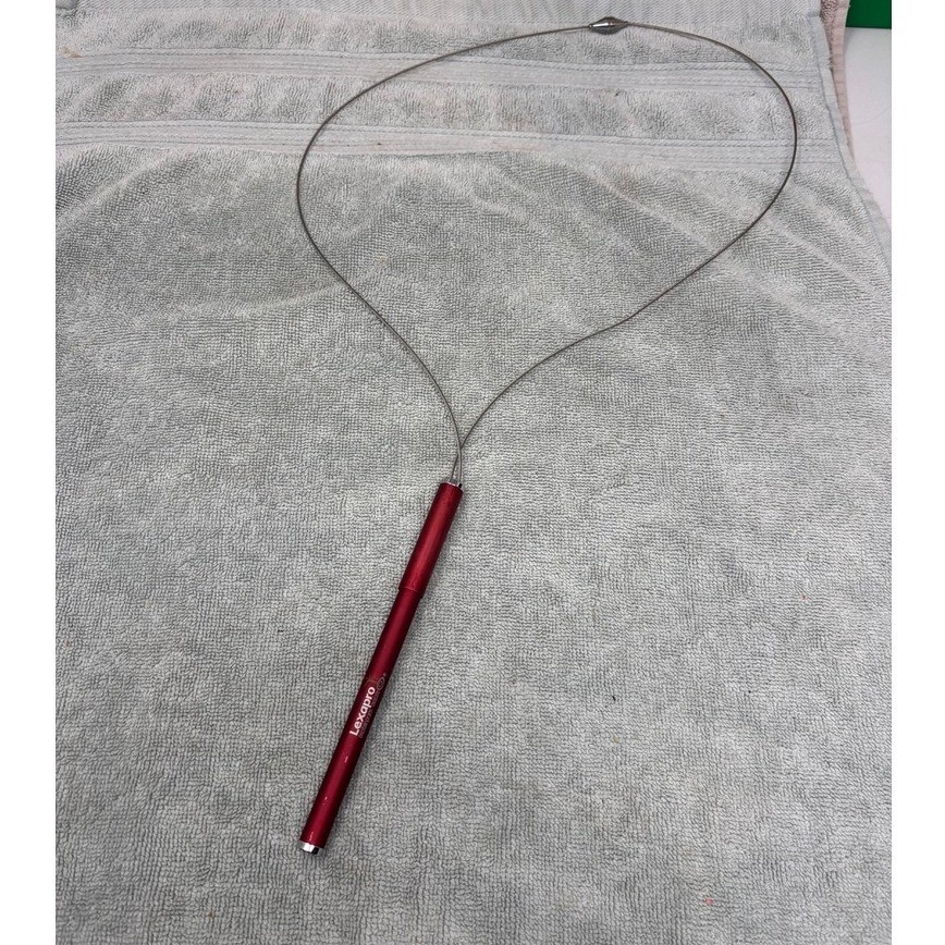 Lexapro Escitalopram Oxalate Pharma Rep Pen Lanyard Magnetic Clasp Burgundy Red