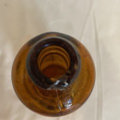 Lehn & Fink New York Brown Glass Apothecary Bottle 3″ X 7″