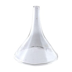 Handblown Antique Glass Scientific Laboratory Miniature Funnel 5.1cm 2″ #2