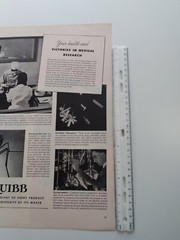 Squibb Print Ad Original Vintage 1945 Medical Research Bristol Myers NYC Exide