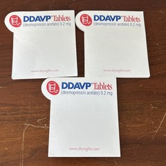 pharmaceutical drug rep collectible notepads Allegra Claritin Glaxo DDAVP Lot