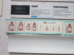 lot of 10 vintage PHARMACEUTICAL PHARMACY Promo DRUG ADVERTISEMENTS, 1961 to 70s
