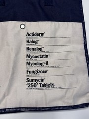 Pharmacy Rep Squibb Derm Vintage Tote Bag Promo Pharma Advertising CLEAN