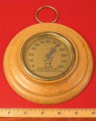 VINTAGE 40 YEAR SERVICE AWARD THERMOMETER PHARMACY RX DRUGS MENTHOLATUM SPILLER