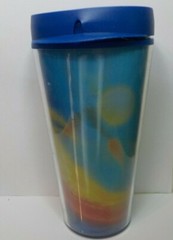 CRESTOR DRUG REP TRAVEL CUP PHARMACEUTICAL FLICKER VIEW CUP