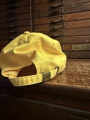 Astra Zeneca Pharmaceutical Promo Hat Yellow One Size Adjustable Embroidered