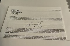 MERCK ZETIA Medi-Message Book DRUG REP LOGO Pharmaceutical Advertising NEW
