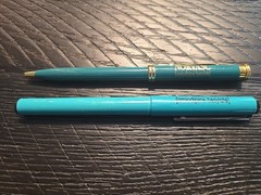 Norvasc Heavy Metal Drug Rep Pen Pharmaceutical Medical Promo Writes! Green Ink