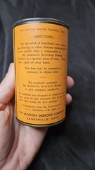Doctor Jackson’s Anti-Acid Powder Zanesville Ohio New Old Stock Container
