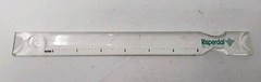 VTG Risperdal Risperidone Drug Rep Swag Hard Plastic Acrylic Magnifying Ruler