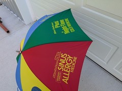 Vintage Alka – Seltzer Rainbow Umbrella Pharmaceutical Miles Labs Advertising