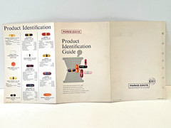 Vintage Park-Davis Product Identification Guide 1966 Pharmaceuticals Great Color