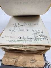 Prescription Atlas Rx Pad Paper Apothecary Druggist Pharmacy Medicine 1949