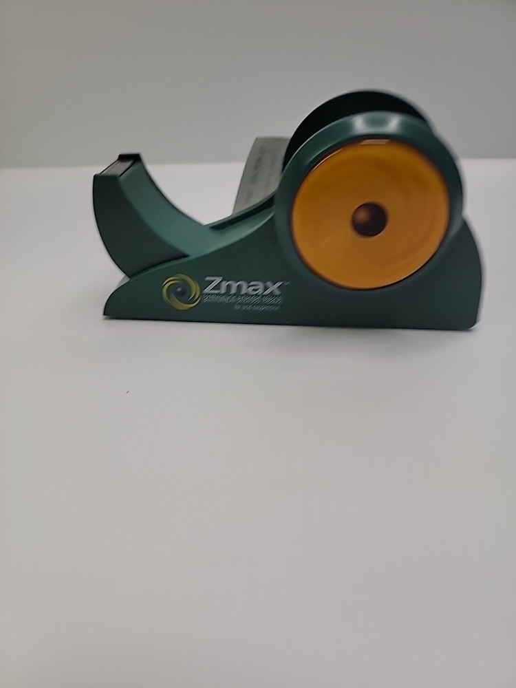Teal Drug Rep Promotional Item (Zmax) Heavy Desk Tape Dispenser New in Box 2005