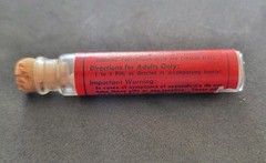 Vintage Carter’s Little Liver Pills Glass Vial w/Cork- Quack Medicine Apothecary