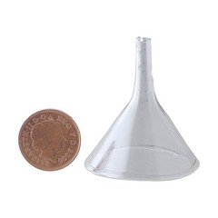 Handblown Antique Glass Scientific Laboratory Miniature Funnel 4.5cm 1 3/4″ #1