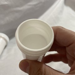 BERRY Plastics Corporation Plastic Ointment Jars 1/2 Oz White Plastic With Caps