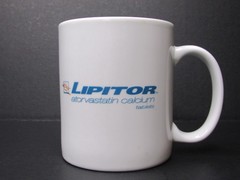 Vintage Pharmaceutical Promo Lipitor Atorvastatin Coffee Mug Teacup