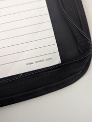 Drug Rep Pharma Item ~ FEMHRT Zip Up File Folder Binder with Notepad