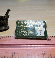 Pharmacy Most Trusted Profession Pharmacist Cuff Links and Tie Bar Walgreens