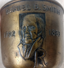 Vintage Brass Mortar Pestle Daniel B. Smith American Pharmaceutical Association